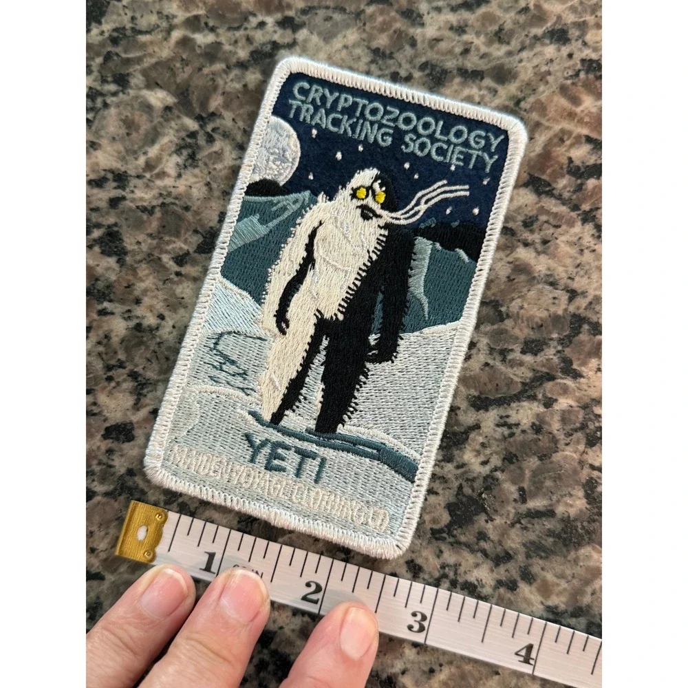 Maiden Voyage Clothing Cryptozoology Tracking Society Yeti Patch Cryptid
